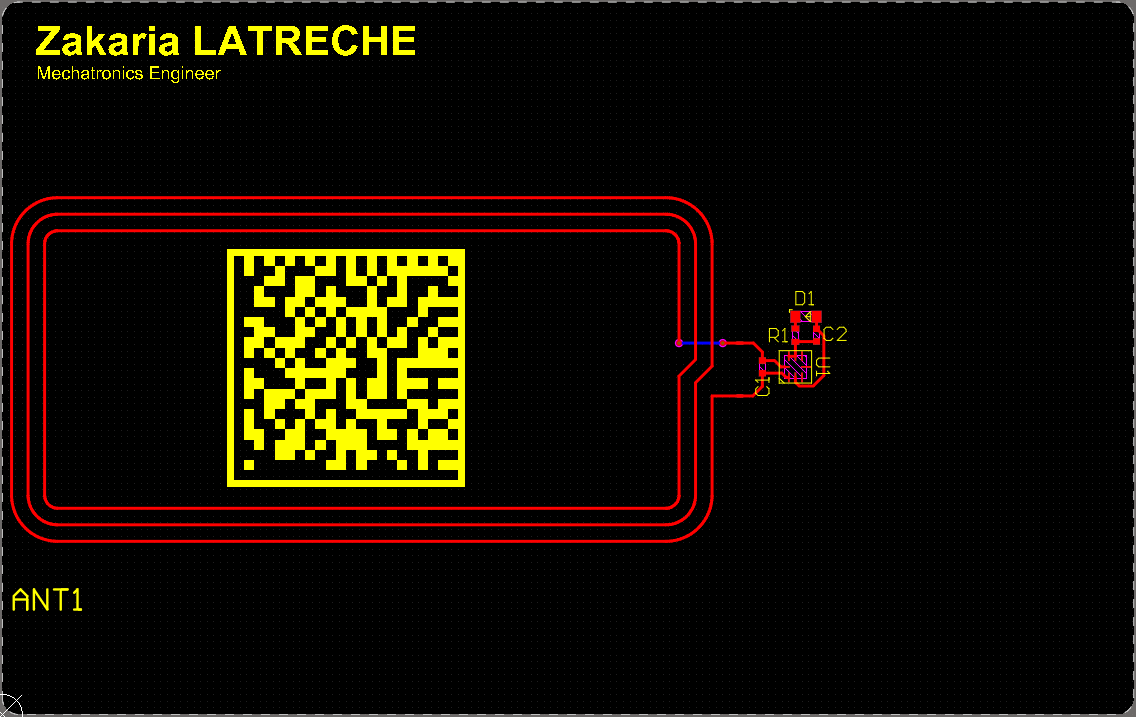 Layout de la carte NFC